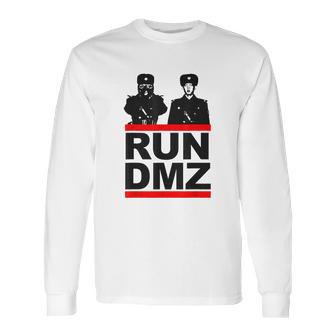 Run Dmz Funny Communist North Korea Long Sleeve T-Shirt | Favorety DE