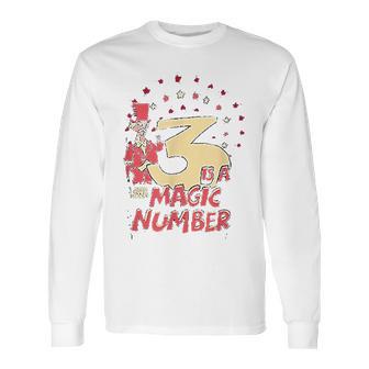 Schoolhouse Rock Three Is The Magic Number Long Sleeve T-Shirt | Favorety AU