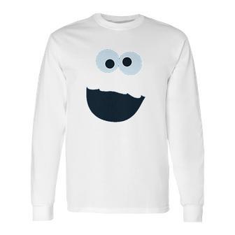 Sesame Street Cookie Monster Face Long Sleeve T-Shirt | Favorety DE