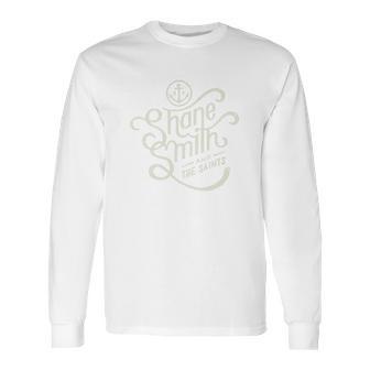 Shane Smith And The Saints Black Cream Crew Long Sleeve T-Shirt | Favorety DE