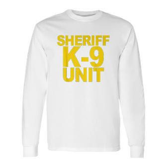 Sheriff K9 Unit Long Sleeve T-Shirt | Favorety AU