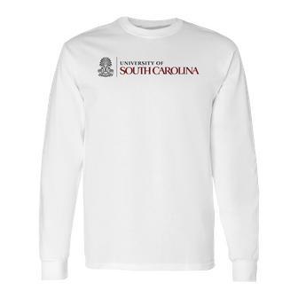 Simple Logo University Of South Carolina Columbia 2020 Long Sleeve T-Shirt | Favorety UK