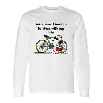 Snoopy Bike Long Sleeve T-Shirt | Favorety UK