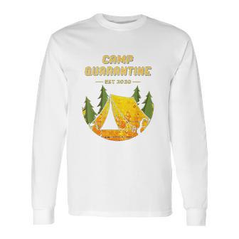 Social Distancing Funny Camping Long Sleeve T-Shirt | Favorety UK