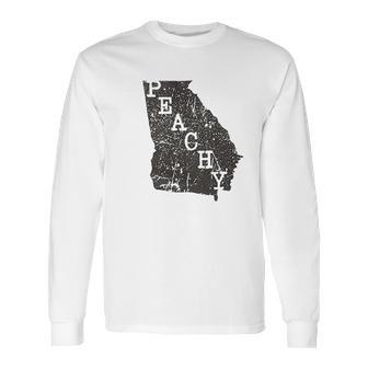 Soffe Peachy Map Long Sleeve T-Shirt | Favorety DE