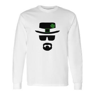 St Patricks Day Heisenberg Inspired Irish Men Long Sleeve T-Shirt | Favorety DE