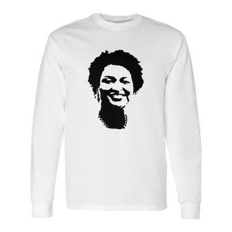 Stacey Abrams Portrait Gift Long Sleeve T-Shirt | Favorety AU