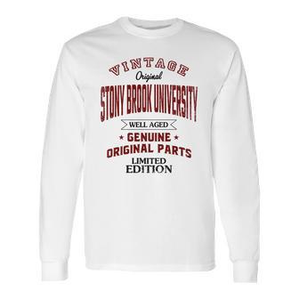 Stony Brook University Well Aged Vintage Original Parts 2020 Long Sleeve T-Shirt | Favorety