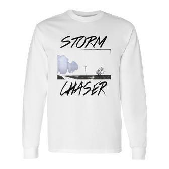 Storm Chaser Cone Tornado Long Sleeve T-Shirt | Favorety