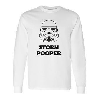 Storm Pooper Space Romper One Piece Long Sleeve T-Shirt | Favorety