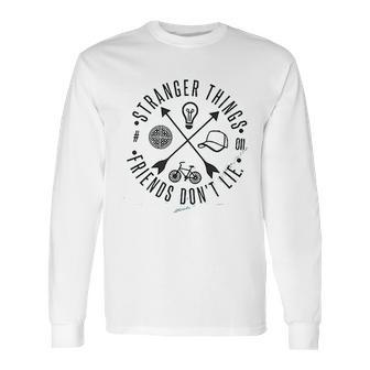 Stranger Things Friends Dont Lie Vintage For Teen Girls Graphic Long Sleeve T-Shirt | Favorety CA