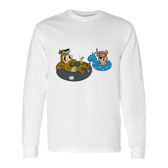 Swimming Yogi Bear Long Sleeve T-Shirt | Favorety DE