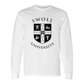 Swoll University Long Sleeve T-Shirt | Favorety