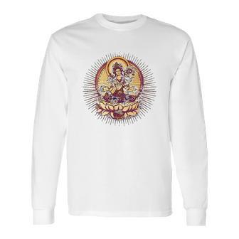 Tara Tibet Buddhismus Lotus Long Sleeve T-Shirt | Favorety UK