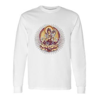 Tara Tibet Buddhismus Lotus Meditation Yoga Om Spirituality Long Sleeve T-Shirt | Favorety CA