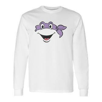 Teenage Mutant Ninja Turtles Donatello Big Face Long Sleeve T-Shirt | Favorety DE