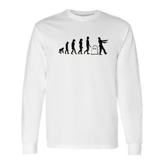 Think Out Loud Evolution Funny Apocalypse Long Sleeve T-Shirt | Favorety AU