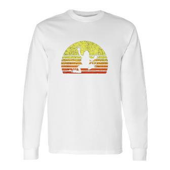 Tree Frog Design Save The Rainforest Retro Sun Vintage Long Sleeve T-Shirt | Favorety AU