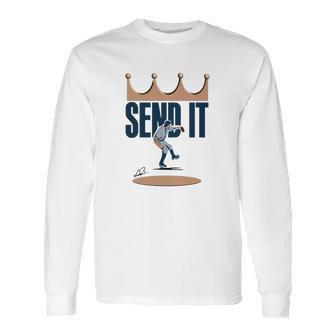 Trevor Bauer Send It Long Sleeve T-Shirt | Favorety CA