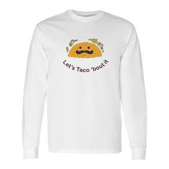 Trunk Candy Lets Taco Bout It Triblends Long Sleeve T-Shirt | Favorety AU