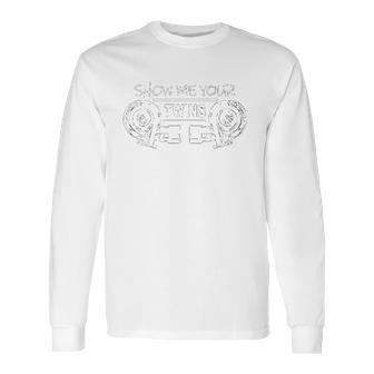 Twin Turbo Tuner Racer Long Sleeve T-Shirt | Favorety