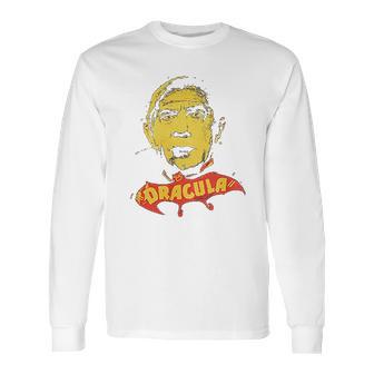 Universal Monsters Dracula Bela Lugosi Yellow Face Long Sleeve T-Shirt | Favorety CA