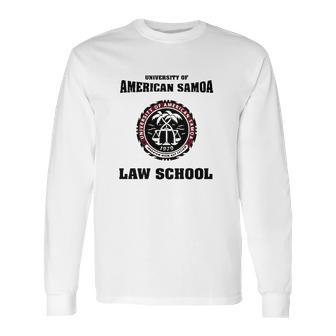 University Of American Samoa Law School Long Sleeve T-Shirt | Favorety UK