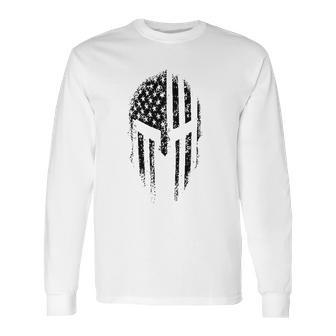 Usa American Spartan Patriotic Long Sleeve T-Shirt | Favorety UK