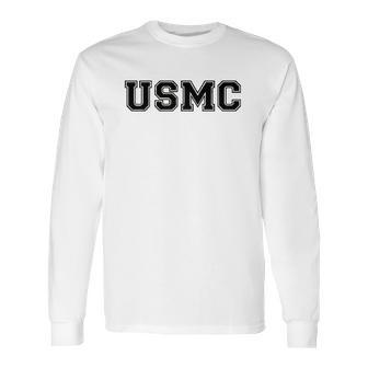 Usmc Athletic Marines In Military Green Long Sleeve T-Shirt | Favorety CA