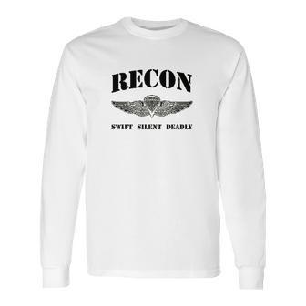 Usmc Marine Corps Recon Long Sleeve T-Shirt | Favorety