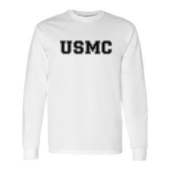 Usmc Marines Basic Long Sleeve T-Shirt | Favorety CA