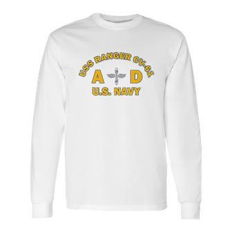 Uss Ranger Cv-61 Rate Ad Aviation Machinist Mate Long Sleeve T-Shirt | Favorety AU