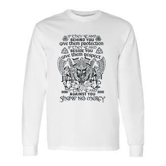 Viking Show No Mercy Long Sleeve T-Shirt | Favorety