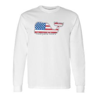 Vineyard Vines Americana Whale Long Sleeve T-Shirt | Favorety CA