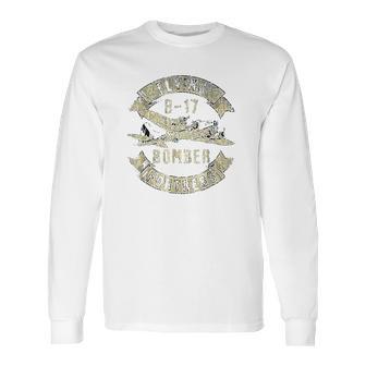 Vintage Bomber Plane Aviation Airplane Long Sleeve T-Shirt | Favorety