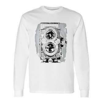 Vintage Camera Photography Mechanical Film Darkroom Long Sleeve T-Shirt | Favorety CA