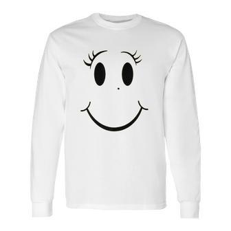 Vintage Cute Smiley Face Long Sleeve T-Shirt | Favorety DE