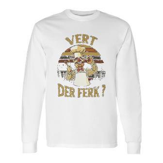 Vintage Vert Der Ferk Kitchen Fan Long Sleeve T-Shirt | Favorety UK