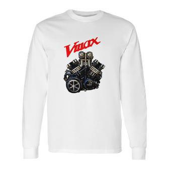 Vmax Engine Red Long Sleeve T-Shirt | Favorety