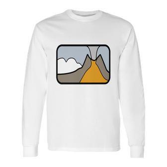 Volcano Scene Long Sleeve T-Shirt | Favorety CA