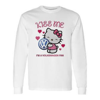 Volkswagen Fan Kiss Me Long Sleeve T-Shirt | Favorety UK