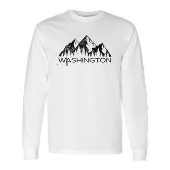 Washington State Pacific Northwest Gift | Cool Washington Long Sleeve T-Shirt | Favorety DE