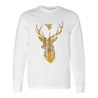 West Virginia Mountaineers Hunting Forest Deer Long Sleeve T-Shirt | Favorety CA