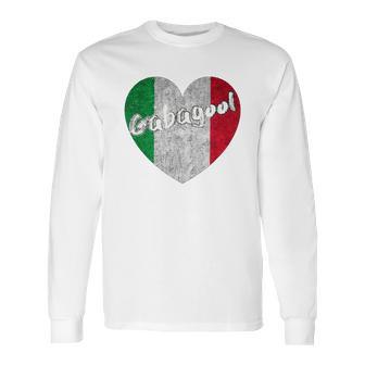 I Will Have The Gabagool Italian Heart Long Sleeve T-Shirt | Favorety DE