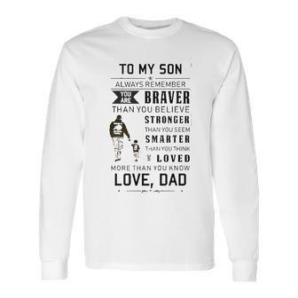 Word For Son Back Print New Style Long Sleeve T-Shirt | Favorety UK