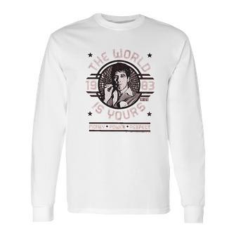 World Yours Money Power Respect Long Sleeve T-Shirt | Favorety DE