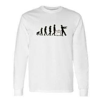 Zombie Evolution Funny Apocalypse Long Sleeve T-Shirt | Favorety DE