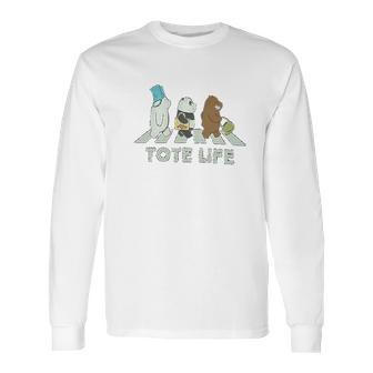 Zomsun We Bare Bears Tote Life Ice Bear Long Sleeve T-Shirt | Favorety CA