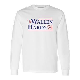 Wallen Hardy 24 Tee Cowboy Wallen Graphic Tee Trending V3 Long Sleeve T-Shirt | Favorety CA