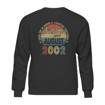 19 Years Old 19Th Birthday Men Awesome Since August 2002 Ver2 Sweatshirt | Favorety AU